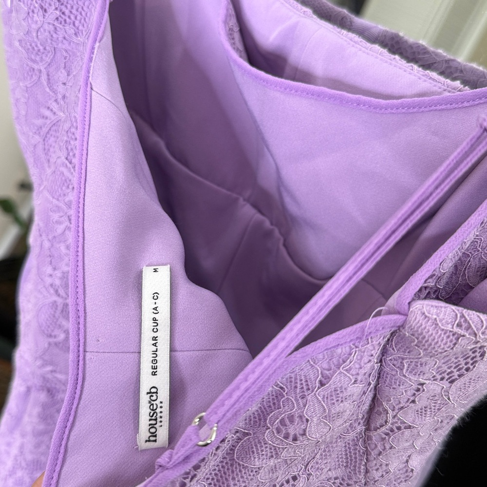 House of CB 'Antonina' orchid lace corset maxi dress - Picture 6 of 6